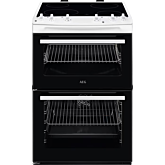 AEG CCX6501ACW Double Oven With Ceramic Top - White