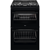 AEG CGX1130ACB 55Cm Gas Cooker - Black