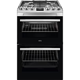 AEG CGX1130ACM 55Cm Gas Cooker - Stainless Steel
