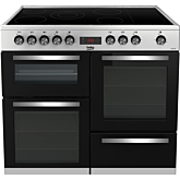 Beko KDVC100X 100Cm Ceramic Range Cooker - Stainless Steel