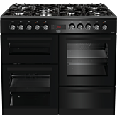 Beko KDVF100K 100Cm Dual Fuel Cooker - Black