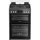 Blomberg GGRN655N 60cm Double Oven Gas Cooker with Gas Hob - Anthracite