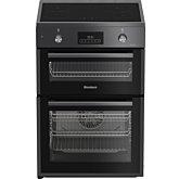 Blomberg HIRN651N 60Cm Double Oven Electric Cooker With Induction Hob - Anthracite