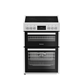 Blomberg HKRN651W 60cm Double Oven Electric Cooker with Vitroceramic Hob - White