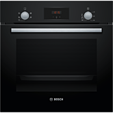 Bosch HHF113BA0B Built In Electric Single Oven With 3D Hot Air