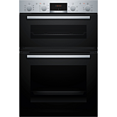 Bosch MBA533BS3B Series 4, 60cm Built In Double Oven - Stainless Steel