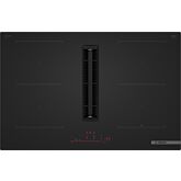 PVQ81AH26E Series 6, Induction hob with integrated ventilation system, 80 cm, Matt black