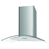 CATA UBSCG60SS 60Cm Curved Glass Cooker Hood