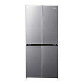 Fridgemaster MQ79395ES 79.4cm 65/35 Total No Frost American Fridge Freezer - Silver