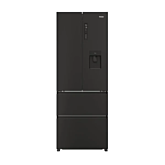 Haier HFR5719EWPB 70Cm French Style Fd 70 Series 5 Multi-Door Fridge Freezer - Slate Black - 444L