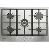 Indesit THP751WIXI1 Gas Hob: 5 Gas Burners