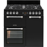 Leisure CK90F232K 90Cm Dual Fuel Range Cooker Black