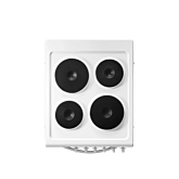 Midea MFO20DME4H109WH MFO20DME4H109-WH 50cm Single Oven Electric Cooker with Solid Plate Hob - White