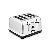 Morphy Richards 240130 Venture 4 Slice Toaster - Brushed Steel