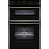 Neff U1ACE2AG3B 59.4Cm Built In Electric Double Oven - Graphite Grey