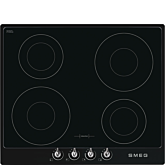 Smeg SI964NM Retro Style 4 Ring Induction Hob Hard Wired With Black Frame