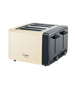 Bosch TAT4P447GB 4 Slot Toaster - Cream