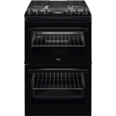 AEG CGX1130ACB 55Cm Gas Cooker - Black