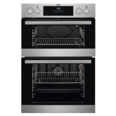 AEG DEX33111EM Built In Electric Double Oven - Stainless Steel