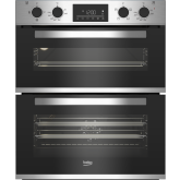 Beko CTFY22309X 59.4Cm Built Under Electric Double Oven - Stainless Steel