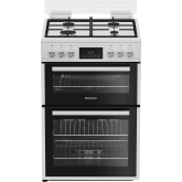 Blomberg GGRN655W 60cm Double Oven Gas Cooker with Gas Hob - White