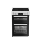Blomberg HKRN651W 60cm Double Oven Electric Cooker with Vitroceramic Hob - White