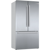 Bosch KFF96PIEP Series 8 French Door Bottom Freezer, Multi Door 183 X 90.5 Cm Brushed Steel Anti-Fingerprint