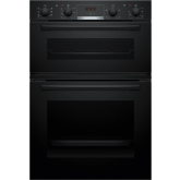 Bosch MBA533BB3B Series 4 Built-In Double Oven - Black
