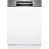Bosch SMI2HTS02G Series 2, Semi-Integrated Dishwasher, 60 Cm, Stainless Steel