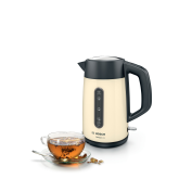 Bosch TWK4P437GB 1.7 Litre, Traditional Kettle - Cream