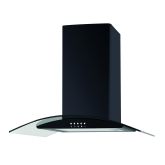 CATA UBSCG70BK 70Cm Curved Glass Cooker Hood