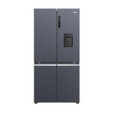 Haier HCR5919EHMB 90Cm Freestanding American Fridge Freezer - Brushed Black