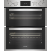 Hotpoint DUH12D1IX Built Under Electric Fan Oven 48L / 38L - Stainless Steel with Telescopic Shelf