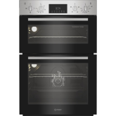 Indesit DII10DIX Built In Electric Fan Double Oven - Stainless Steel