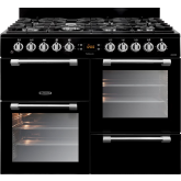 Leisure CK100F232K 100Cm Dual Fuel Range Cooker - Black
