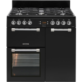 Leisure CK90F232K 90Cm Dual Fuel Range Cooker Black