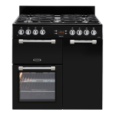 Leisure CK90G232K 90Cm Gas Range Cooker - Black