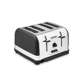 Morphy Richards 240131 Venture 4 Slice Toaster - Black/Steel