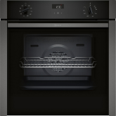 Neff B3ACE4AG3B 59.4Cm Built In Electric Single Oven - Graphite Grey