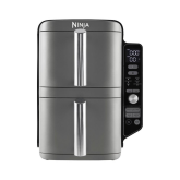 Ninja SL400UK Double Stack Xl 2-Drawer 9.5L Air Fryer - Grey