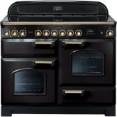 Rangemaster CDL110ECBL/B 110 Cm Electric Ceramic Classic Deluxe - With Brass Trim