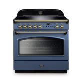 Rangemaster CLAS90FXEISB/B Classic Fx 90 Induction With Brass Trim