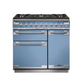 Rangemaster ELS90DFFCA-EX-DISPLAY Elise 90Cm Dual Fuel With Nickel Trim