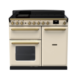 Rangemaster ESDL100EIPPCR/AB1 100Cm Range Cooker Induction Brass Trim