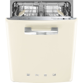 Smeg DIFABCR Retro Style Built In Full Size Dishwasher - Cream