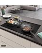 PVQ81AH26E Series 6, Induction hob with integrated ventilation system, 80 cm, Matt black