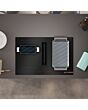 PVQ81AH26E Series 6, Induction hob with integrated ventilation system, 80 cm, Matt black