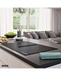 PVQ81AH26E Series 6, Induction hob with integrated ventilation system, 80 cm, Matt black