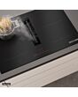 PVQ81AH26E Series 6, Induction hob with integrated ventilation system, 80 cm, Matt black