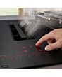 PVQ81AH26E Series 6, Induction hob with integrated ventilation system, 80 cm, Matt black